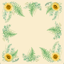Duni Mitteldecken 84 x 84 cm 20er Pack Sunflower Dreams Duni Mitteldecken 84 x 84 cm 20er Pack Sunflower Dreams
