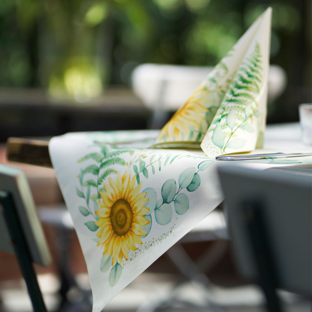 Duni Mitteldecken 84 x 84 cm 20er Pack Sunflower Dreams Duni Mitteldecken 84 x 84 cm 20er Pack Sunflower Dreams