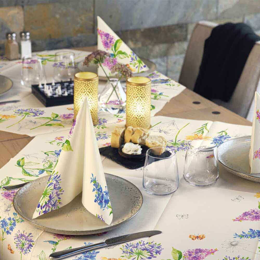 Duni Mitteldecken 84 x 84 cm Gastropackung Floret Duni Mitteldecken 84 x 84 cm Gastropackung Floret