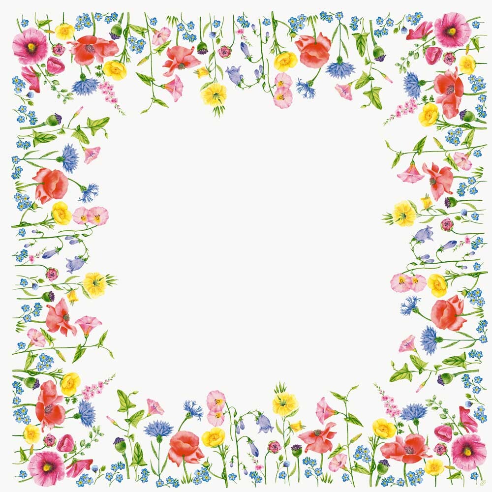 Duni Mitteldecken 84 x 84 cm Gastropackung Flowy Meadow