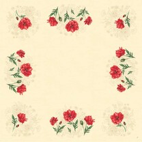 Dunicel Mitteldecken 84 x 84 cm Motiv 20er Pack Monique