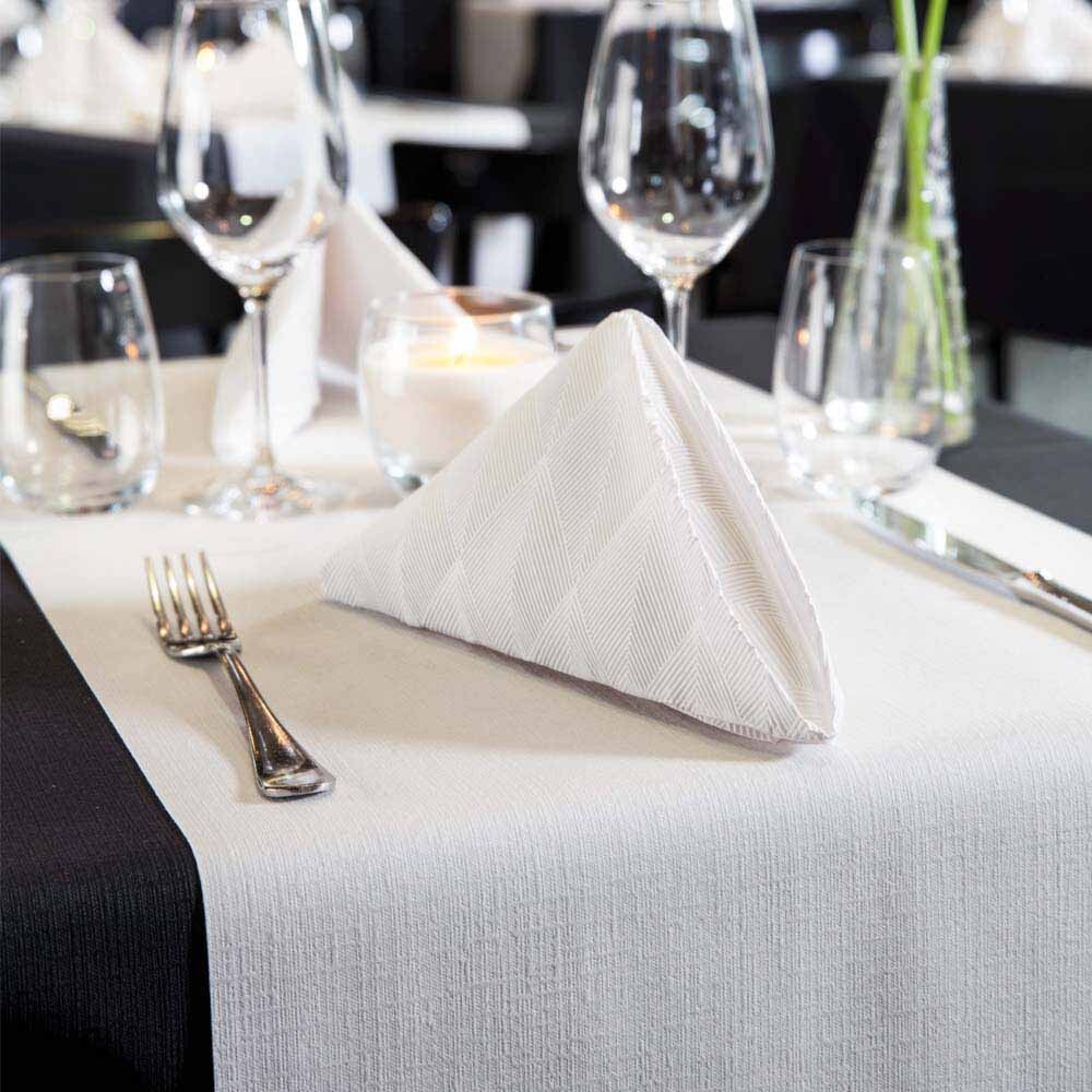 Duni Tischläufer Läufer für Gastronomie Feste Evolin Tête-à-Tête 0,41 x 24 m 