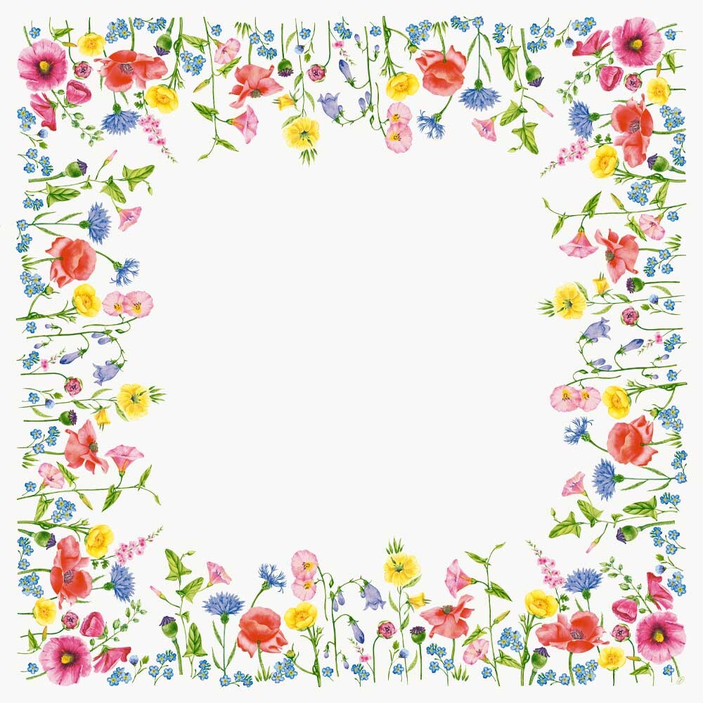 Duni Dunisilk Mitteldecken 84 x 84 cm Flowy Meadow Duni Dunisilk Mitteldecken 84 x 84 cm Flowy Meadow