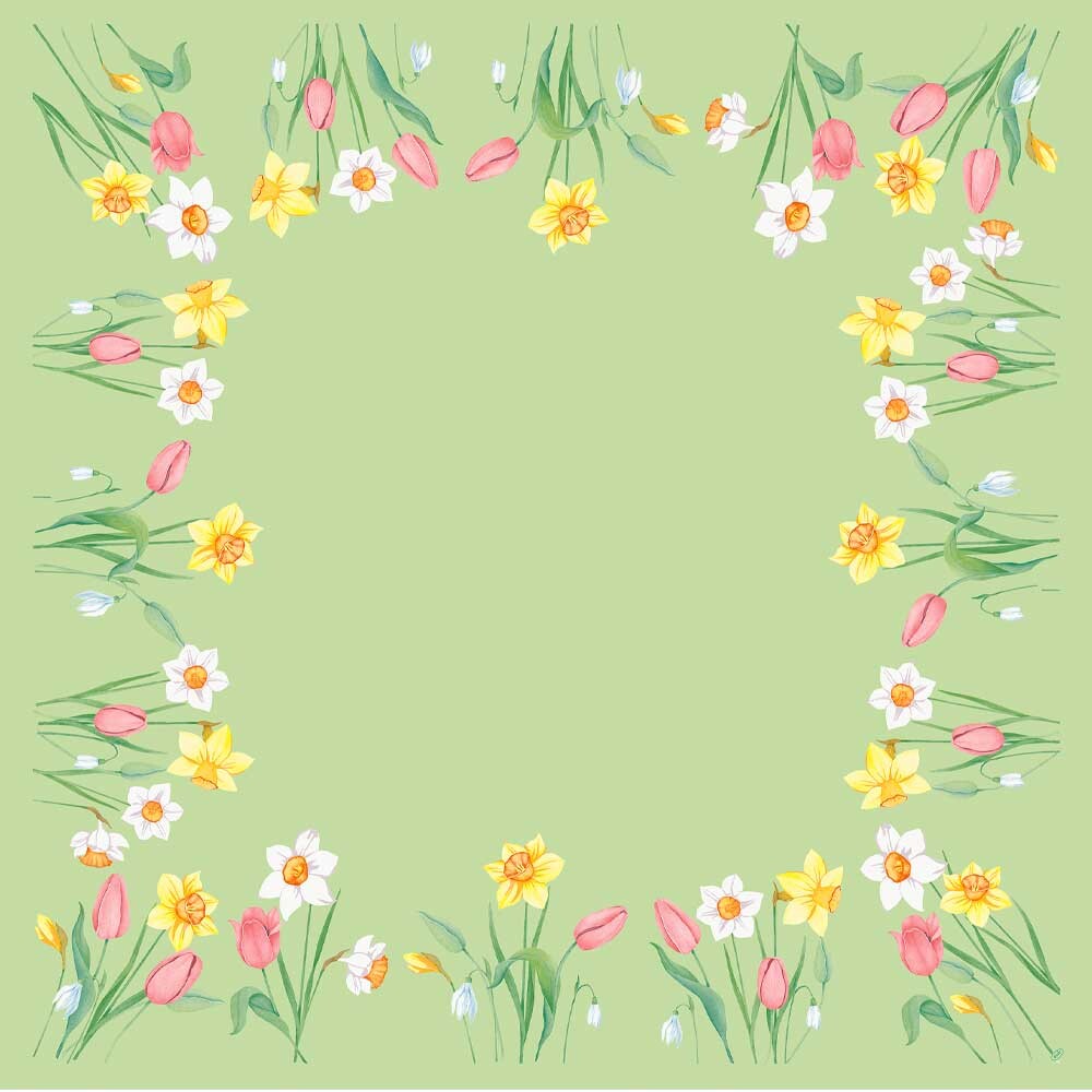 Duni Dunisilk Mitteldecken 84 x 84 cm Spring Melody Duni Dunisilk Mitteldecken 84 x 84 cm Spring Melody