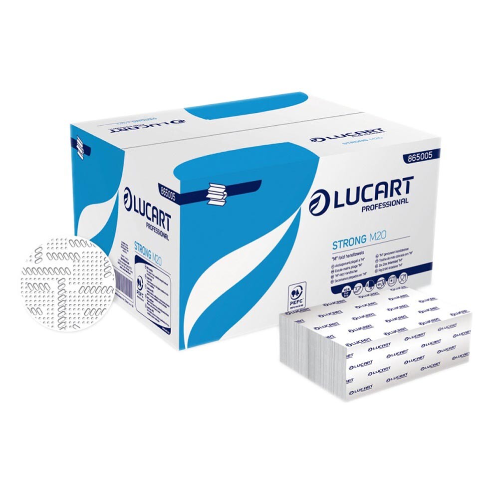 Einmalhandtücher Strong M20 für Lucart Spender Einmalhandtücher Strong M20 für Lucart Spender
