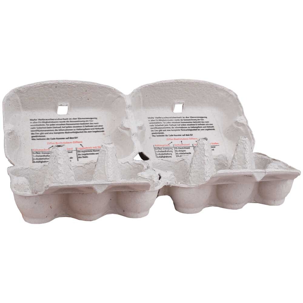 Eierverpackungen mit Neutraldruck 2x6er Eierverpackungen mit Neutraldruck 2x6er
