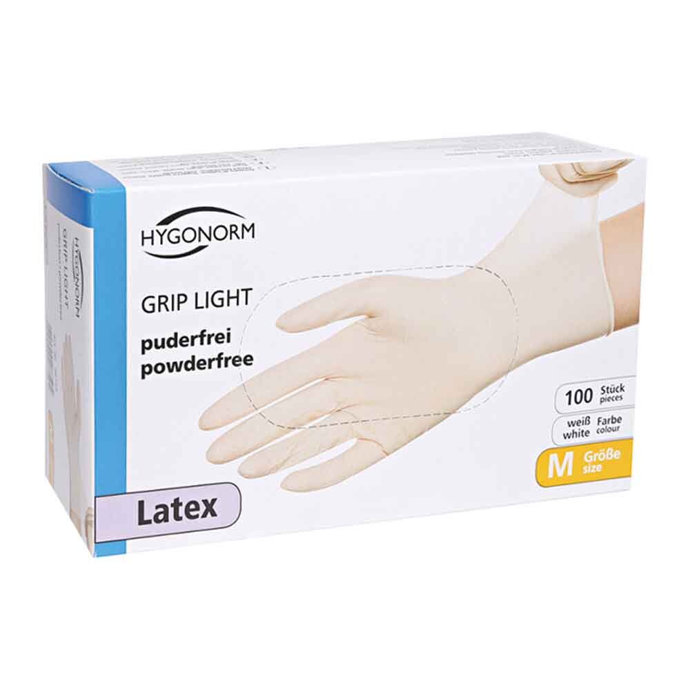 Einmal-Handschuhe Latex Gre M ungepudert | Moosmann Verpackungen