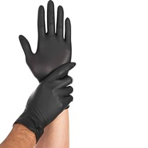 Einmal-Handschuhe Nitril Größe L puderfrei schwarz Einmal-Handschuhe Nitril Größe L puderfrei schwarz