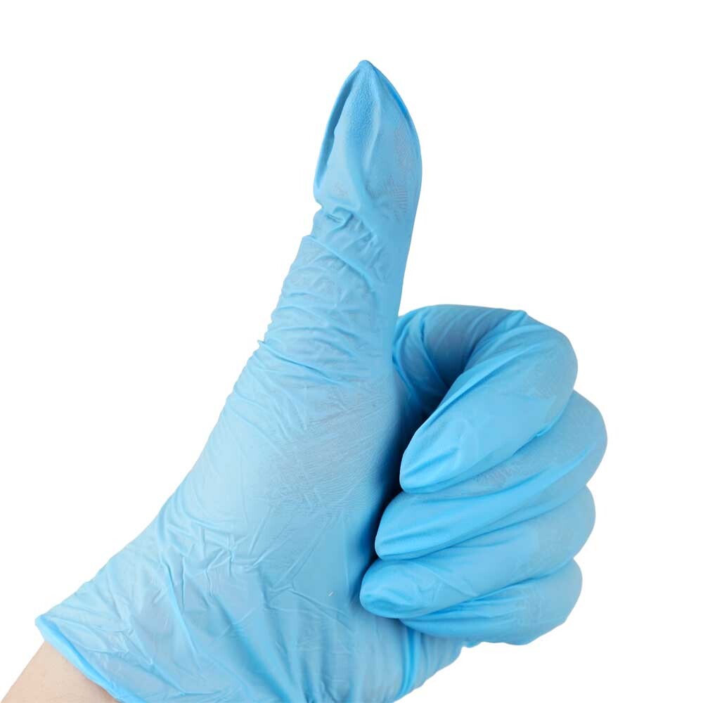 Einmal-Handschuhe Nitril Größe XL puderfrei blau Einmal-Handschuhe Nitril Größe XL puderfrei blau