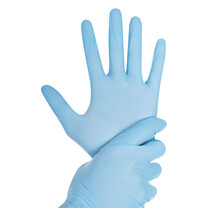 Einmal-Handschuhe Rapid-On Nitril Größe S puderfrei blau Einmal-Handschuhe Rapid-On Nitril Größe S puderfrei blau