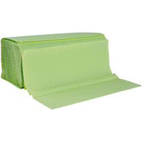 Einmalhandtücher V-Falzung 2-lagig grün 24 x 20.5 cm Einmalhandtücher V-Falzung 2-lagig grün 24 x 20.5 cm