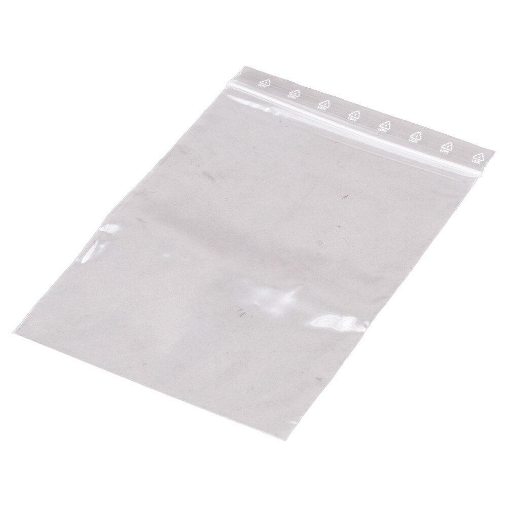 Druckverschlussbeutel transparent 160x220x0.050 mm Druckverschlussbeutel transparent 160x220x0.050 mm