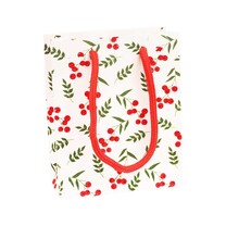Exklusiv Geschenk-Tragetaschen Beeren beflockt mini Exklusiv Geschenk-Tragetaschen Beeren beflockt mini