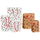 Exklusiv Geschenk-Tragetaschen beflockt - Weihnachten