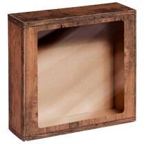Feinkostkarton und Geschenkkarton Vintage groß mit Fenster Feinkostkarton und Geschenkkarton Vintage groß mit Fenster