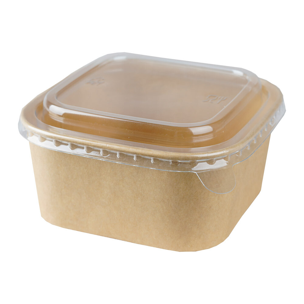 Feinkostschale braun quadratisch 750 ml