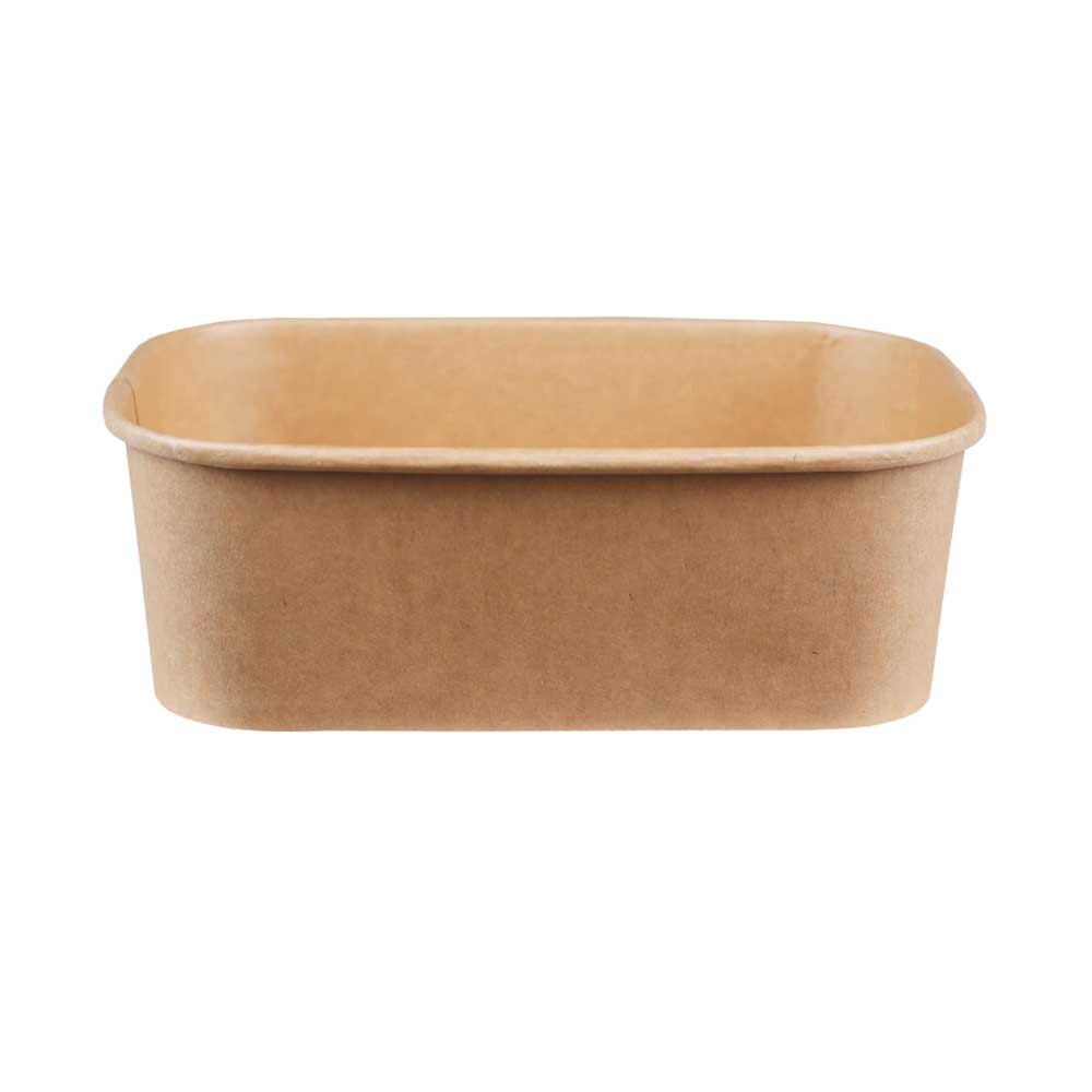 Feinkostschale PE Kraftpapier rechteckig 750 ml