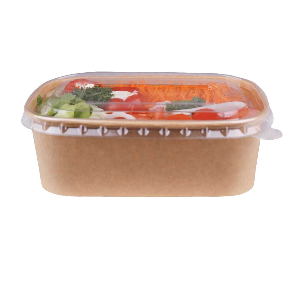 Feinkostschale PE Kraftpapier rechteckig 750 ml