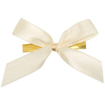 Fertigschleifen creme mit Clip Fertigschleifen creme mit Clip