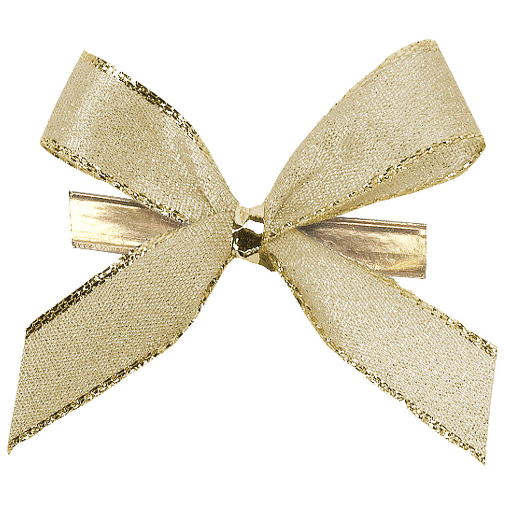 Fertigschleifen gold mit Clip Fertigschleifen gold mit Clip