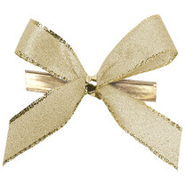 Fertigschleifen gold mit Clip Fertigschleifen gold mit Clip