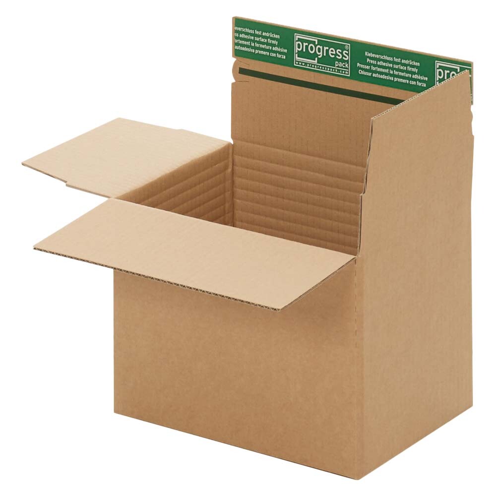 Fix-Aufrichtekartons mit Selbstklebeverschluss PP K14.03 Fix-Aufrichtekartons mit Selbstklebeverschluss PP K14.03