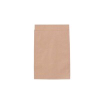 Flachbeutel braun aus Kraftpapier 105 x 150  20 mm