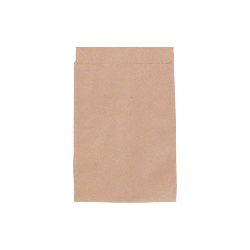 Flachbeutel braun aus Kraftpapier 130 x 180 20 mm Flachbeutel braun aus Kraftpapier 130 x 180 20 mm
