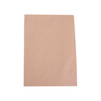 Flachbeutel braun aus Kraftpapier 165 x 215 + 20 mm
