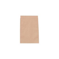 Flachbeutel braun aus Kraftpapier 95 x 132  16 mm