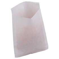 Flachbeutel weiß aus Kraftpapier 165 x 215  20 mm