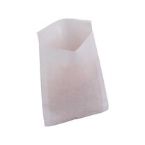 Flachbeutel weiß aus Kraftpapier 75 x 102  16 mm