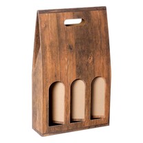 Flaschen-Tragekarton Vintage 3er Flaschen-Tragekarton Vintage 3er