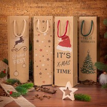 Flaschen - Tragetaschen Set - Natura Christmas Flaschen - Tragetaschen Set - Natura Christmas