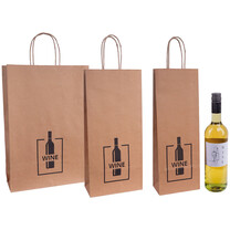 Flaschen-Tragetaschen Winebottle mit Flaschentrenner Flaschen-Tragetaschen Winebottle mit Flaschentrenner
