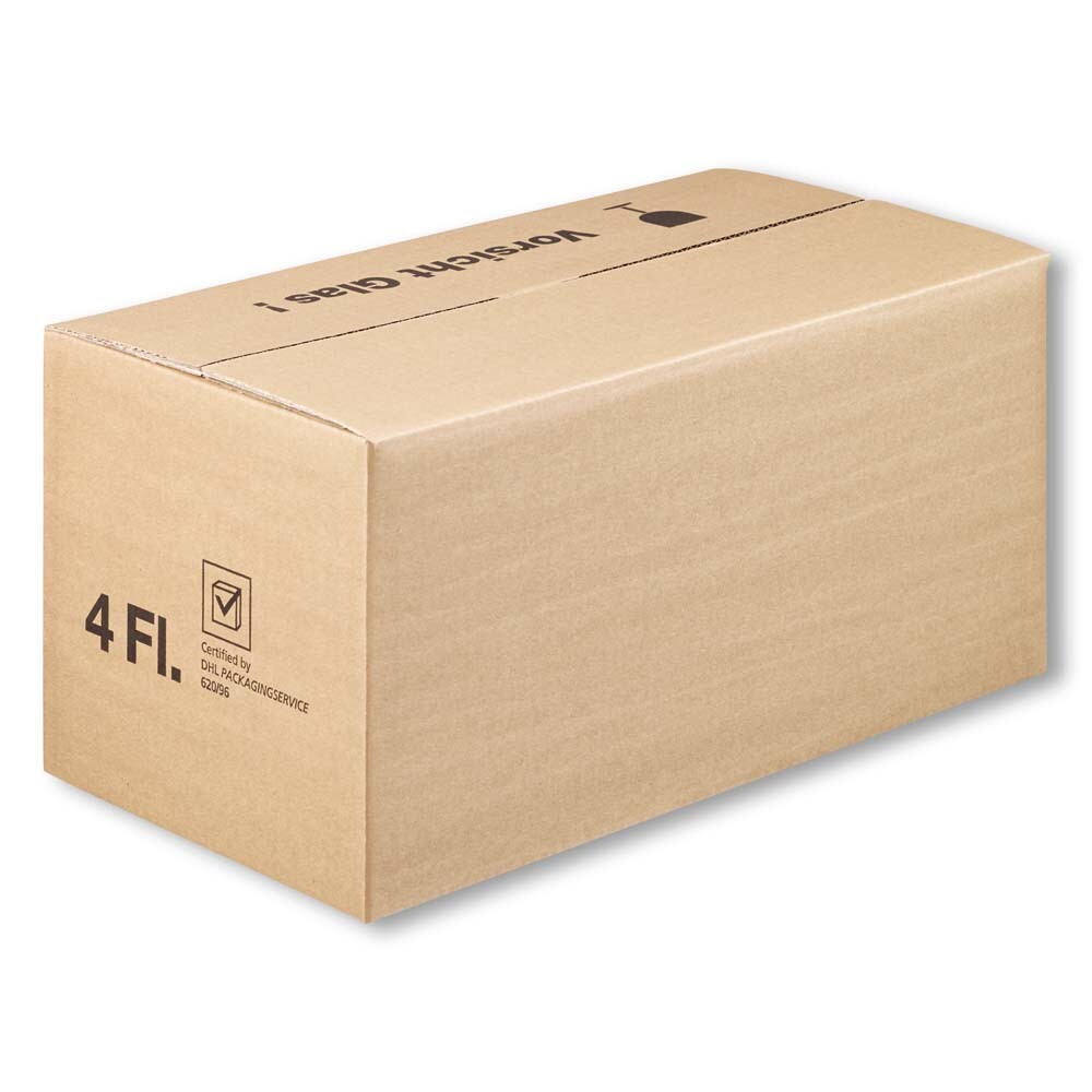 Flaschenversand-System - Umkartons DHL/PTZ-geprüft, 2x 2er Umkarton