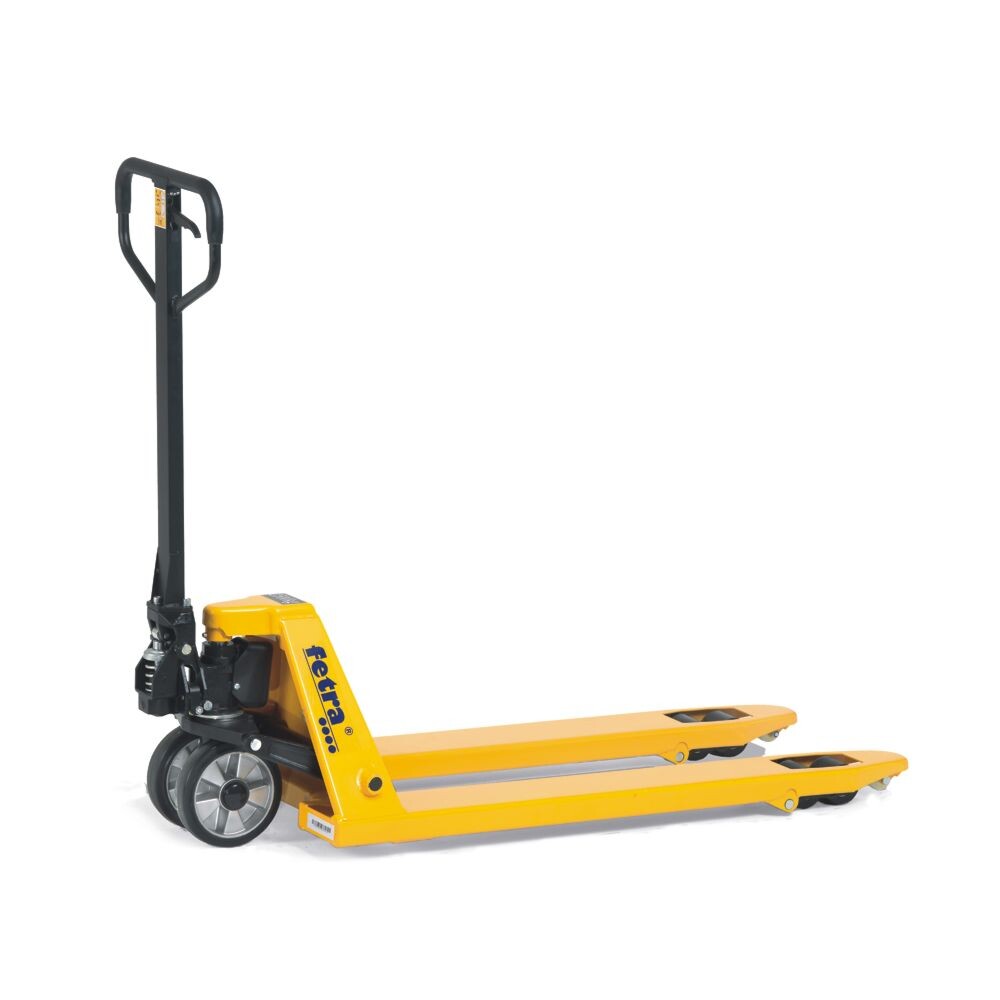 Gabelhubwagen gelb/schwarz 2.500 kg Tragkraft
