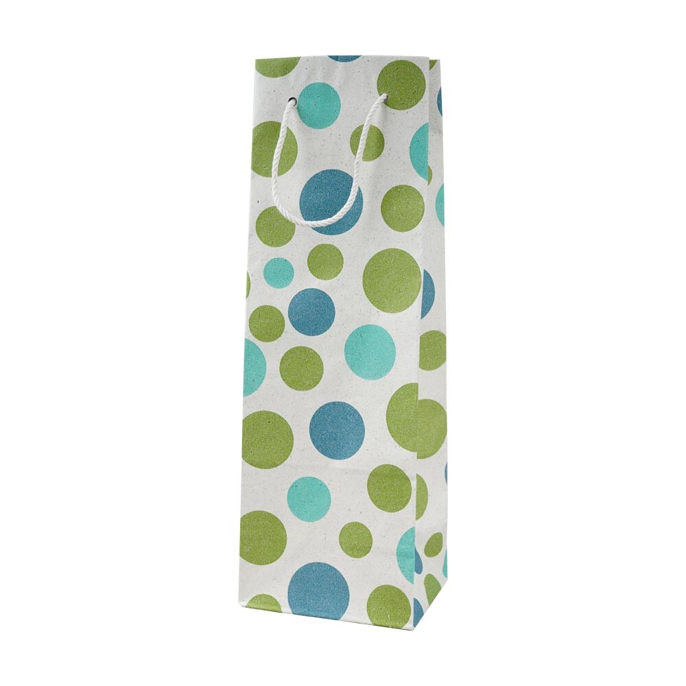 Geschenk-Tragetasche Graspapier Bubbles 1er