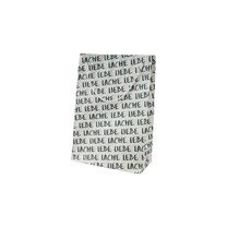 Geschenk-Tragetasche Graspapier Lebe Liebe Lache klein