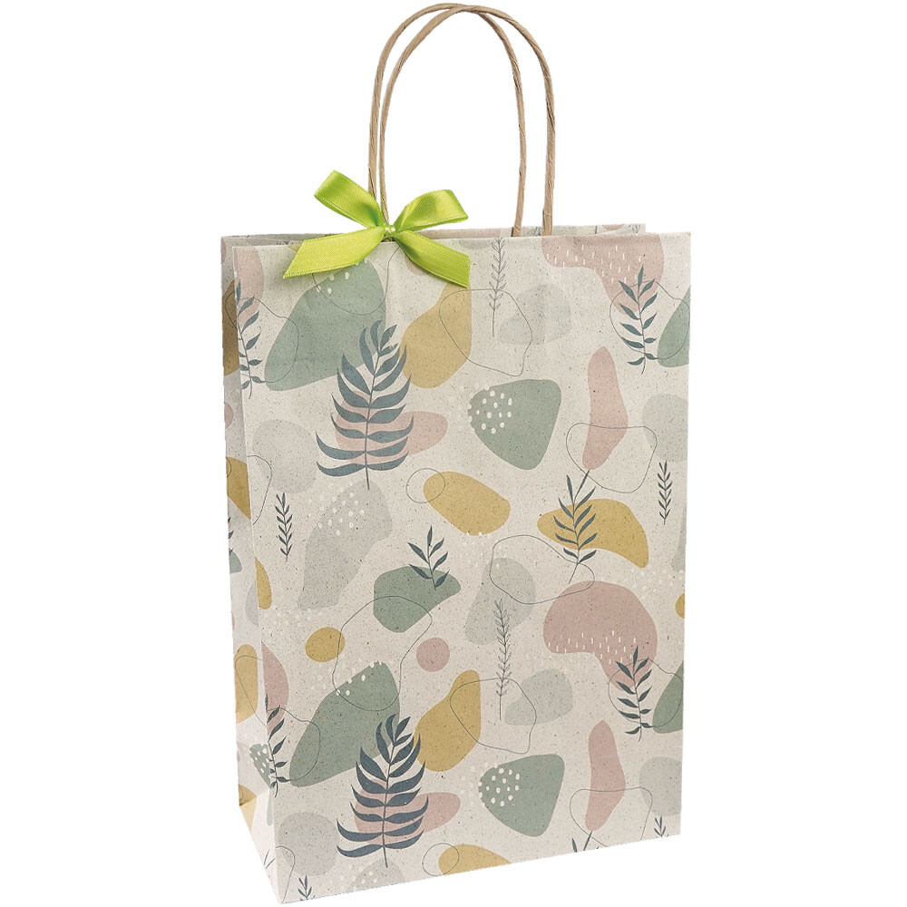 Geschenk-Tragetasche Graspapier Modern Art Geschenk-Tragetasche Graspapier Modern Art