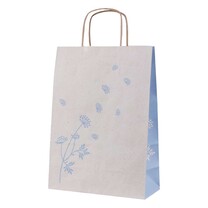 Geschenk-Tragetasche Graspapier Pusteblume groß Geschenk-Tragetasche Graspapier Pusteblume groß