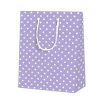 Boxbeutel Tragetasche Punkte matt lila Boxbeutel Tragetasche Punkte matt lila