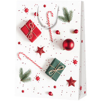 Geschenk-Tragetasche Weihnachtspräsente-Kugeln Präsente XL