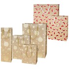 Geschenk-Tragetaschen braun - Weihnachten