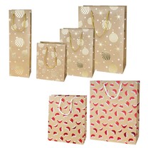 Geschenk-Tragetaschen braun - Weihnachten Geschenk-Tragetaschen braun - Weihnachten