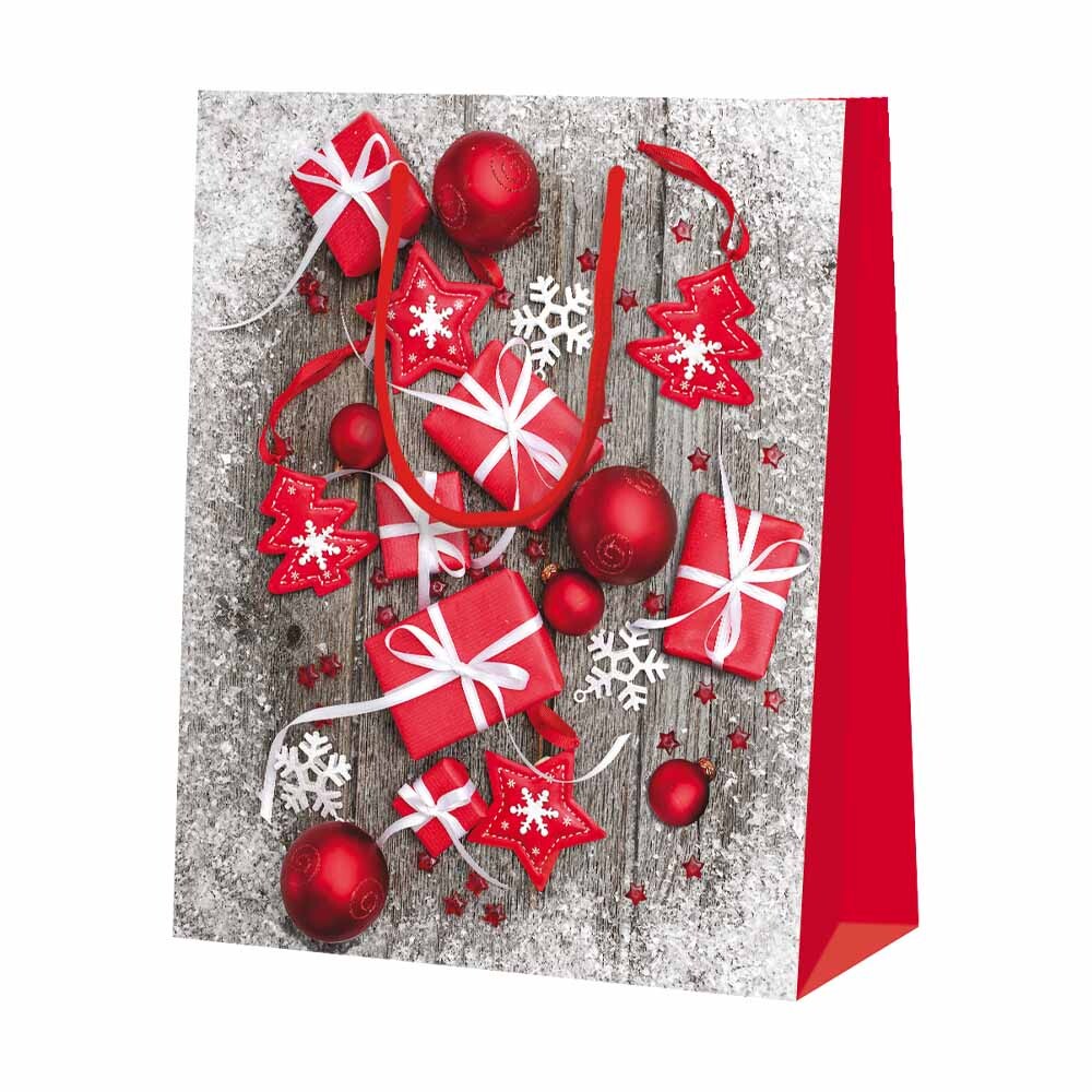 Geschenk-Tragetaschen Holzoptik glänzend groß Geschenk-Tragetaschen Holzoptik glänzend groß