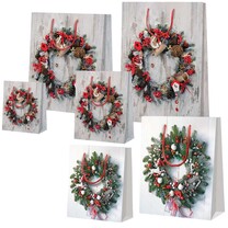 Geschenk-Tragetaschen Kranz - Weihnachten Geschenk-Tragetaschen Kranz - Weihnachten