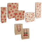 Geschenk-Tragetaschen mit Kordel - Weihnachten