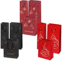 Geschenk-Tragetasche mit Streifenstruktur - Weihnachten Geschenk-Tragetasche mit Streifenstruktur - Weihnachten