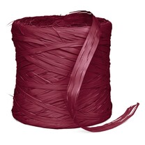 Geschenkbast - Raphia Bordeaux